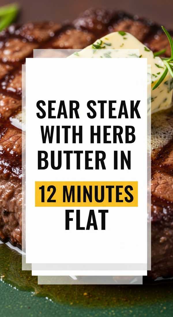 Sear Steak With Herb Butter In 12 Minutes Flat 69e9b55e8bd97