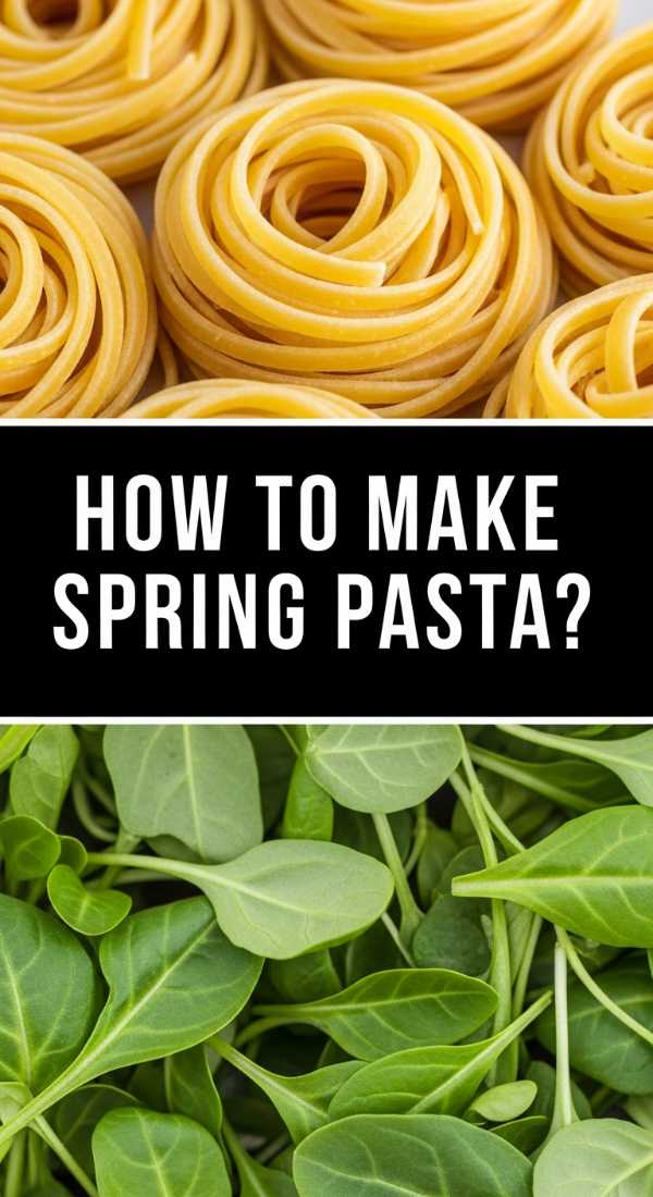 Seasonal Spring Pasta Tutorial 69eba56e88c23