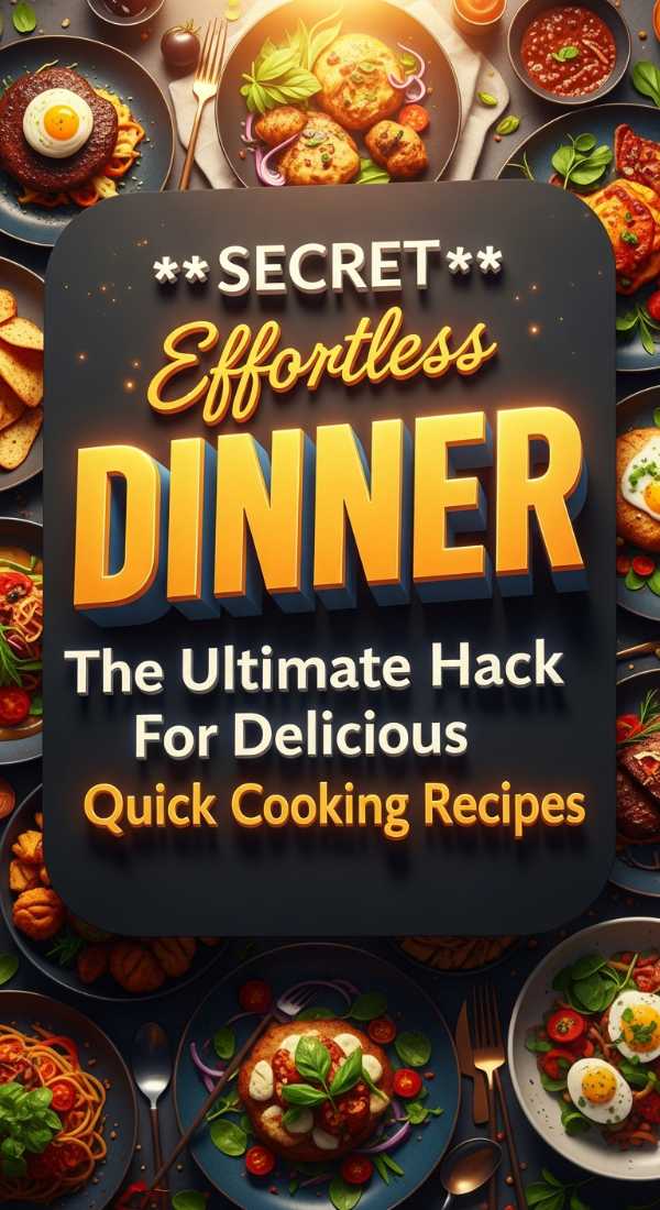 Secret Effortless Dinner The Ultimate Hack For Delicious Quick Cooking Recipes 69f20107c726c