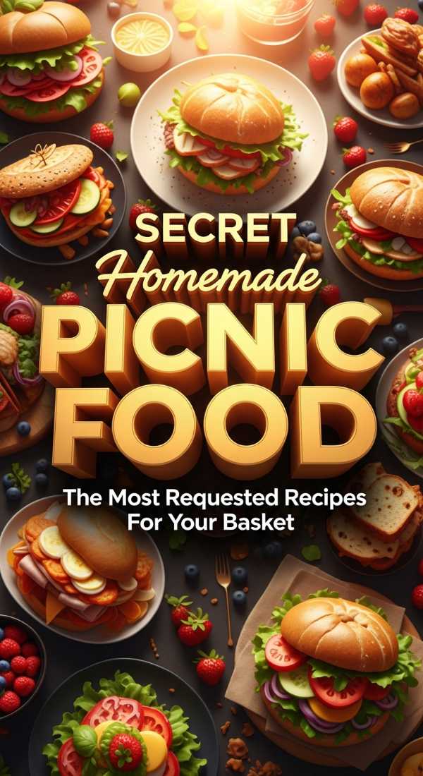 Secret Homemade Picnic Food The Most Requested Recipes For Your Basket 69eca5481288a