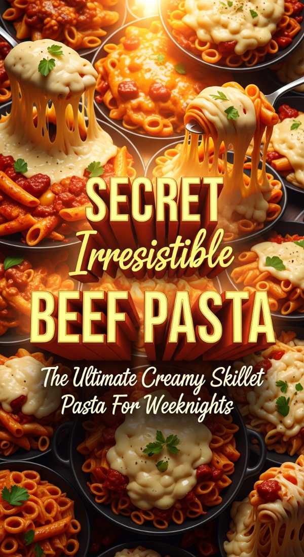 Secret Irresistible Beef Pasta Skillet Recipe 69e4a6f0b4b2a