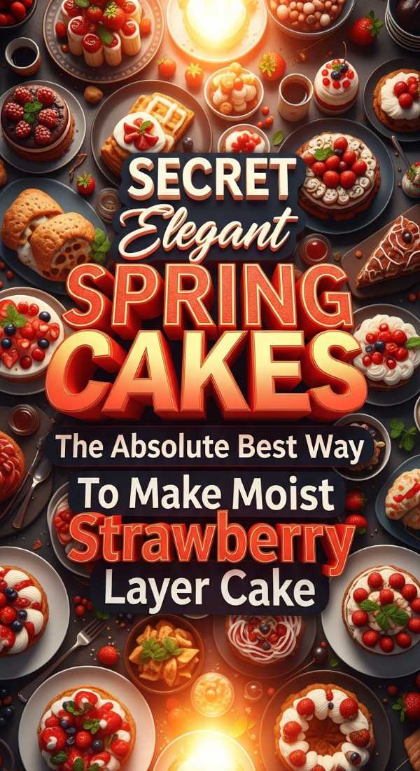 Secret Moist Strawberry Layer Spring Cake Idea 69ef027bd1d80