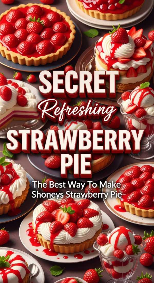 Secret Way to Make Shoneys Strawberry Pie