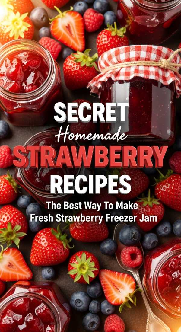 Secrets To The Perfect Strawberry Freezer Jam Recipe 69edbb05c603f