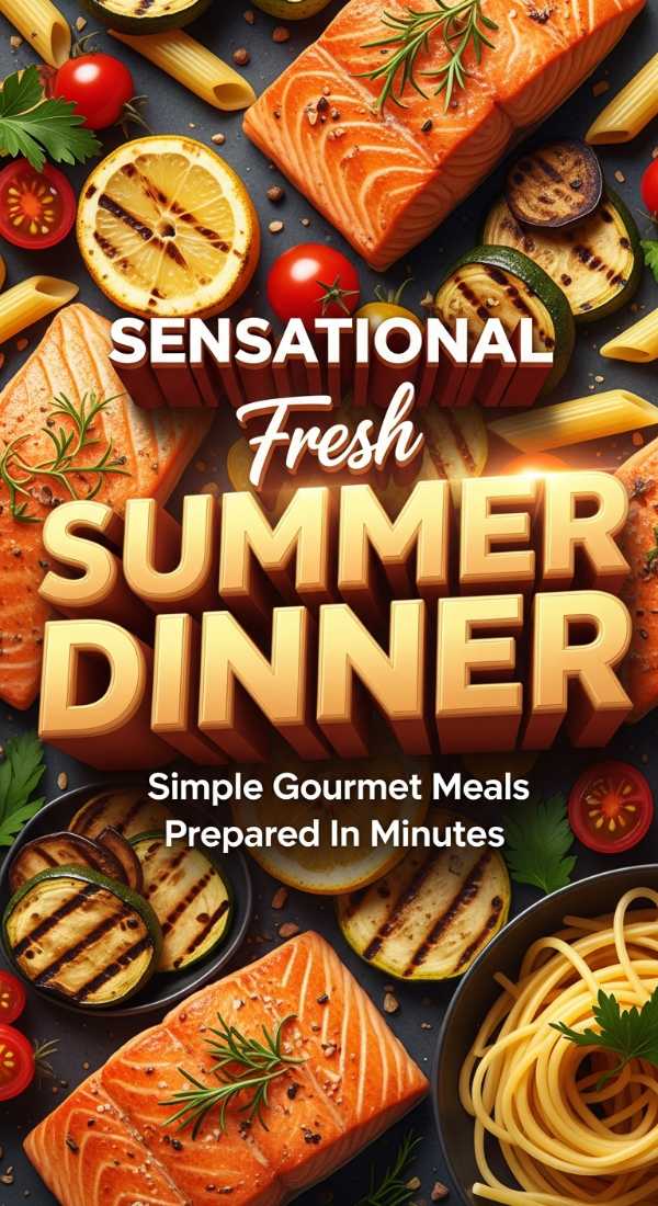 Sensational Fresh Summer Dinner Simple Gourmet Meals Prepared In Minutes 69eca54934896