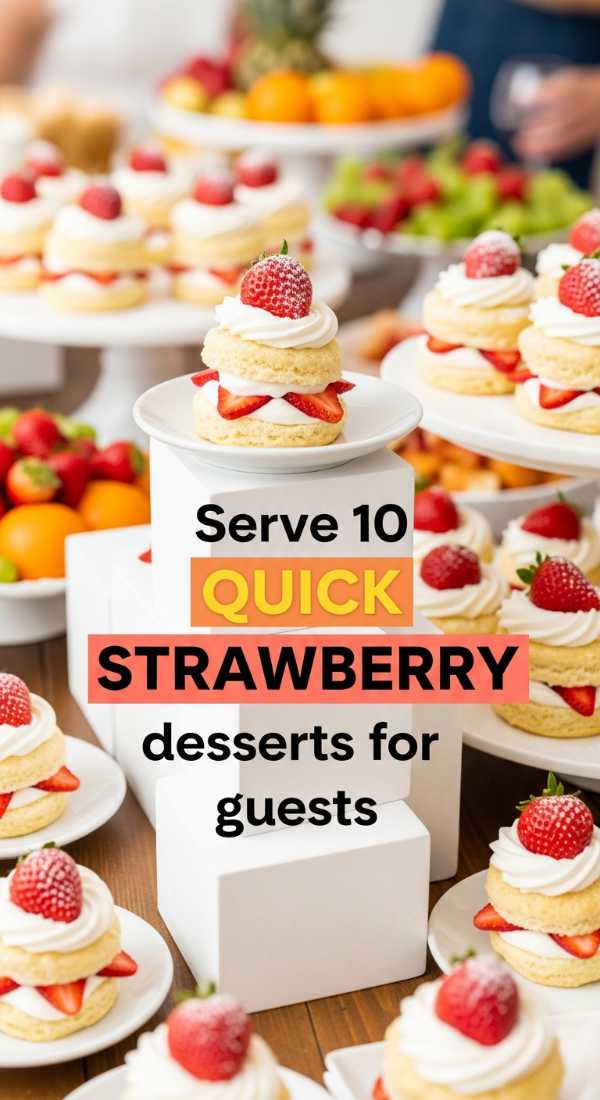 Serve 10 Quick Strawberry Desserts For Guests 69e70c0520f57