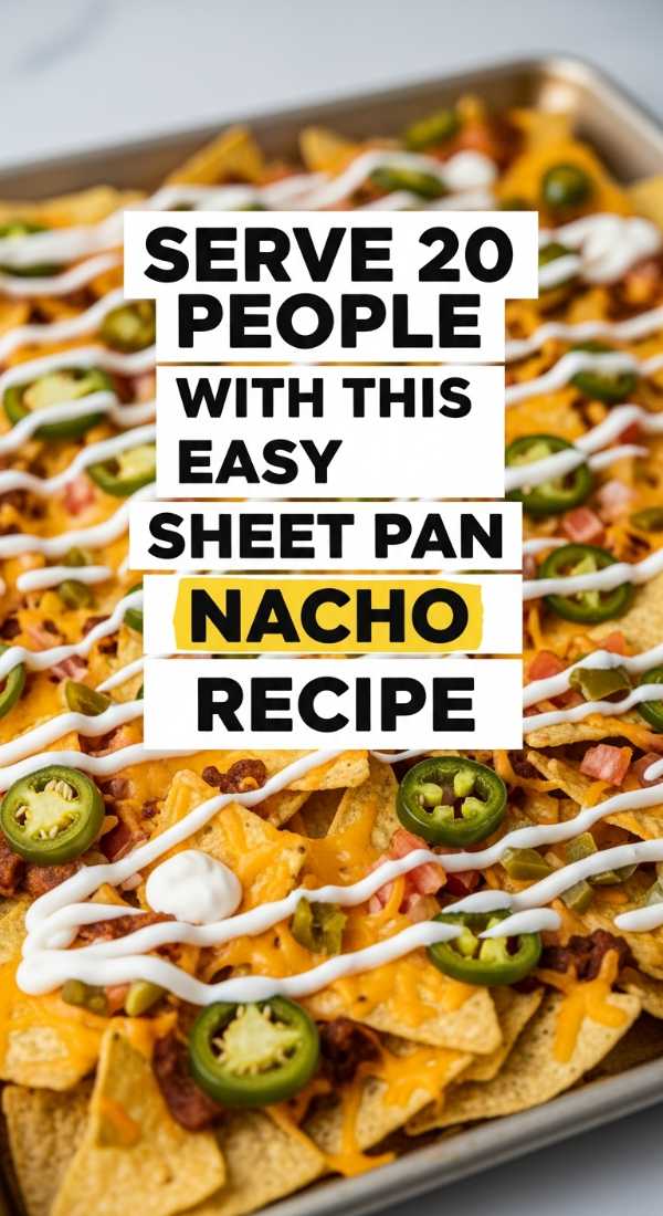 Serve 20 People With This Easy Sheet Pan Nacho Recipe 69ec6f23b01df