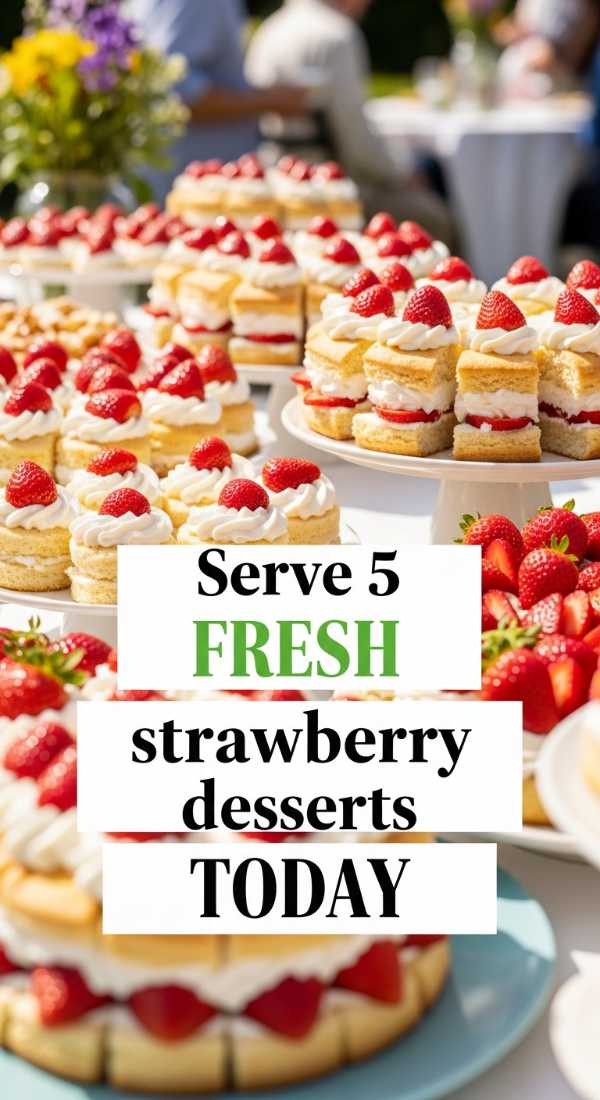 Serve 5 Fresh Strawberry Desserts Today 69e470272882c