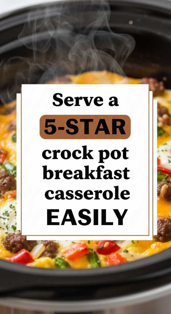 Serve A 5 Star Crock Pot Breakfast Casserole Easily 69e5d85b45093