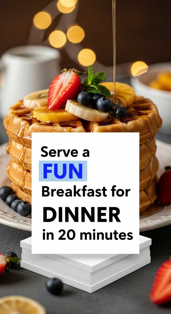 Serve A Fun Breakfast For Dinner In 20 Minutes 69eb7e0ee2278