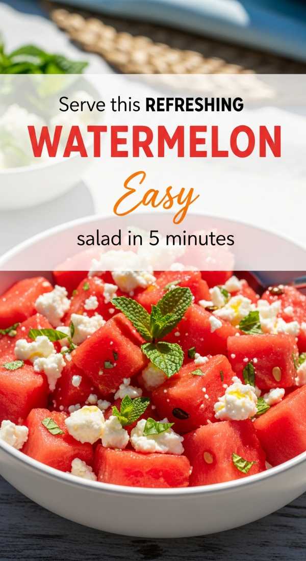 Serve This Refreshing Watermelon Salad In 5 Minutes 69f05ad581a2d
