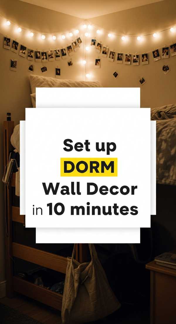 Set Up Dorm Wall Decor In 10 Minutes 69f32c5675a73