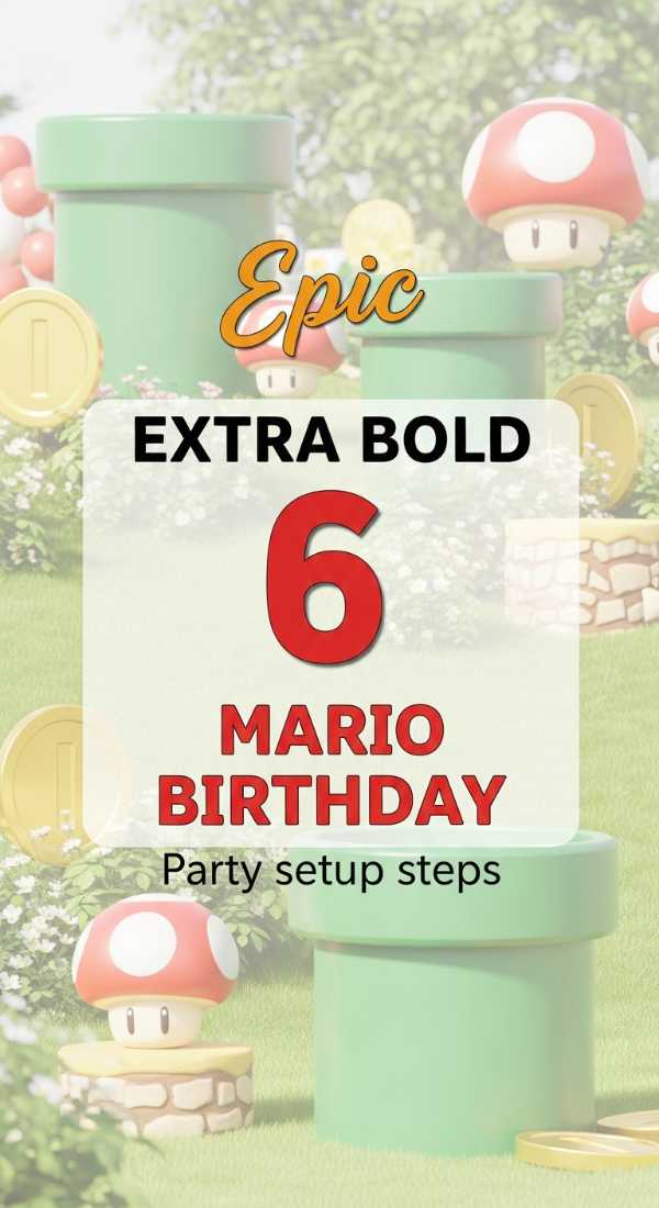 Setup A Super Mario Birthday Party In 6 Steps 69e4ae3b7c26a