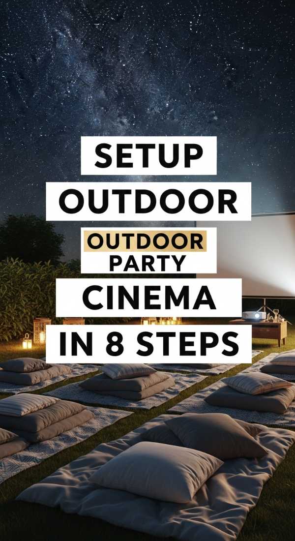 Setup Your Outdoor Party Cinema In 8 Steps 69ee54ef10156