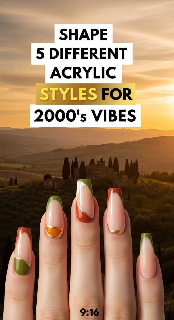 Shape 5 Different Acrylic Styles For 2000s Vibes 69ed0ab76c9e2