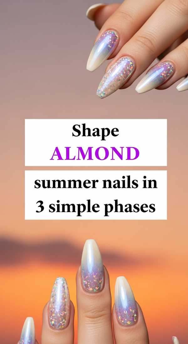 Shape Almond Summer Nails In 3 Simple Phases 69e759a013916