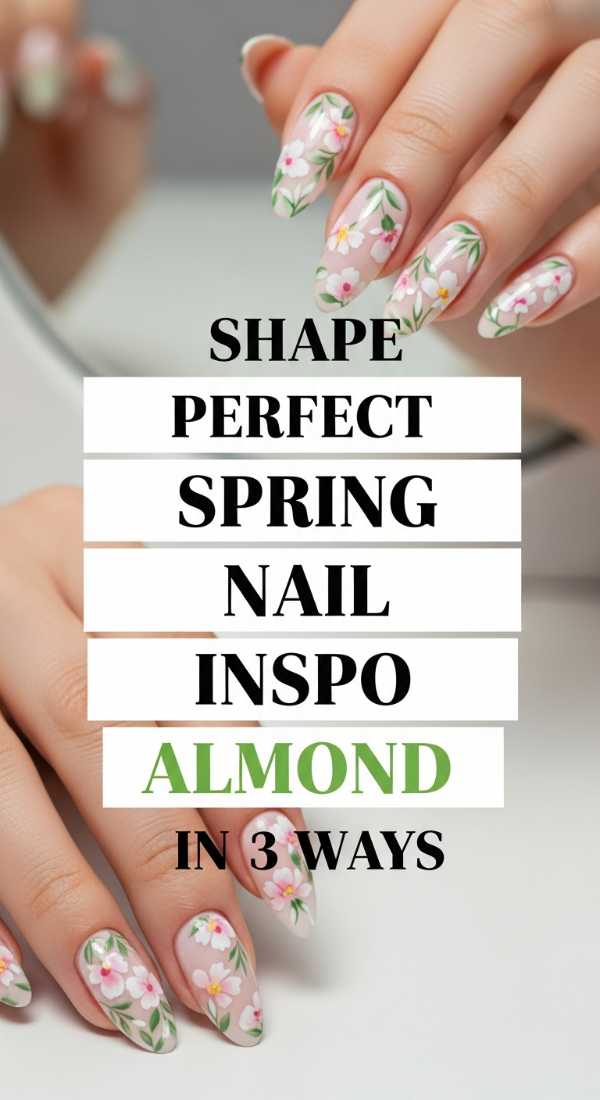 Shape Perfect Spring Nail Inspo Almond In 3 Ways 69e3c1ca9e1e9