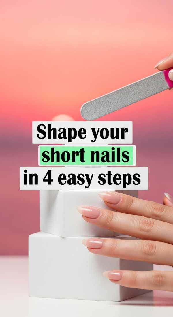 Shape Your Short Nails In 4 Easy Steps 69e5251572429