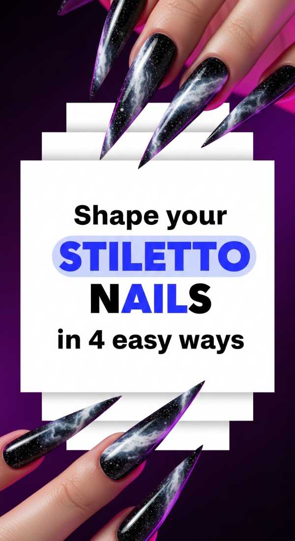 Shape Your Stiletto Nails In 4 Easy Ways 69eba3a2a267d