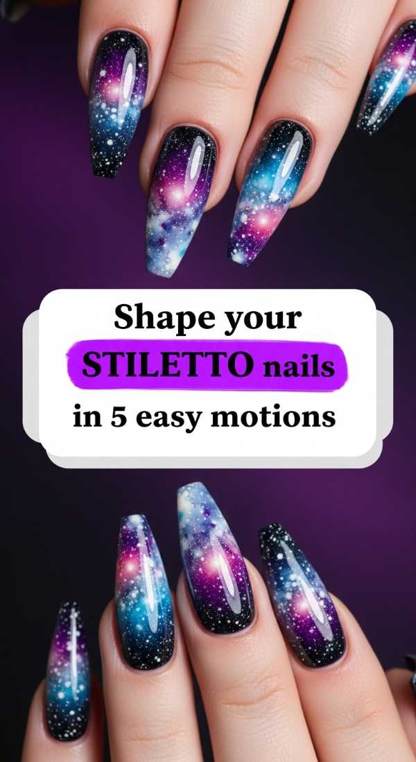 Shape Your Stiletto Nails In 5 Easy Motions 69eba3b485d04