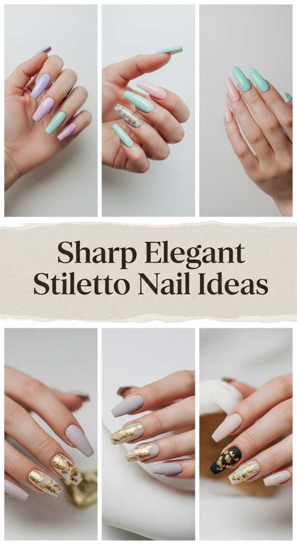 Sharp Elegant Stiletto Nail Ideas 69ecf87637d11