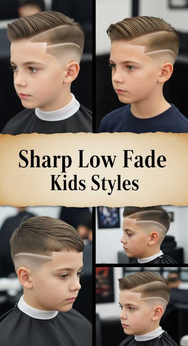 Sharp Low Fade Kids Styles