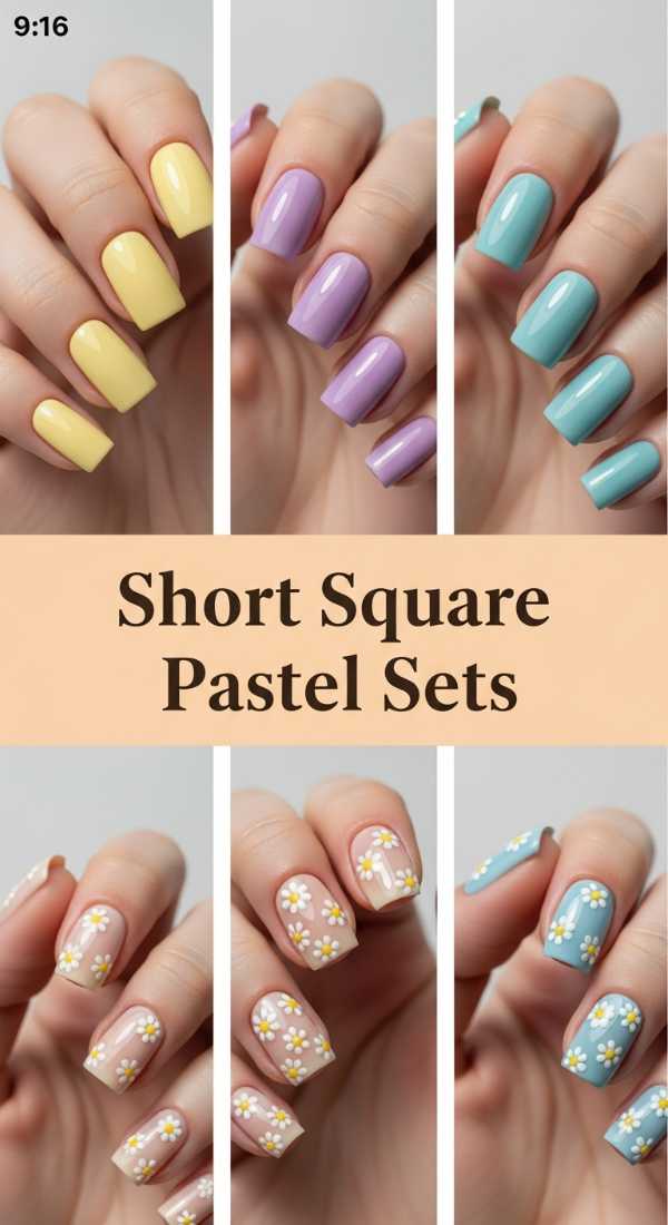 Short Square Pastel Sets 69f0cc23b930c