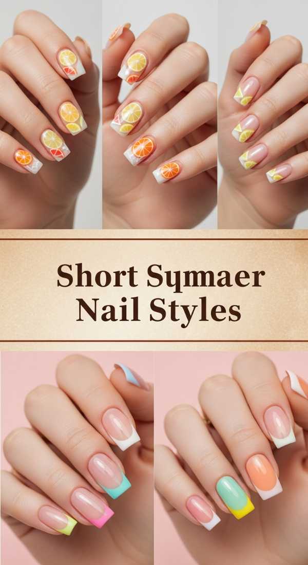 Short Square Summer Nail Styles 69f24a6a3a1a9