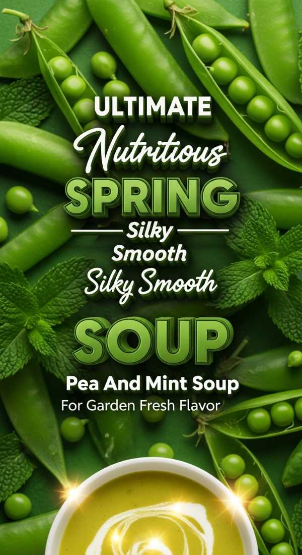 Silky Smooth Pea And Mint Soup For Garden Fresh Flavor 69dde7bf5009e