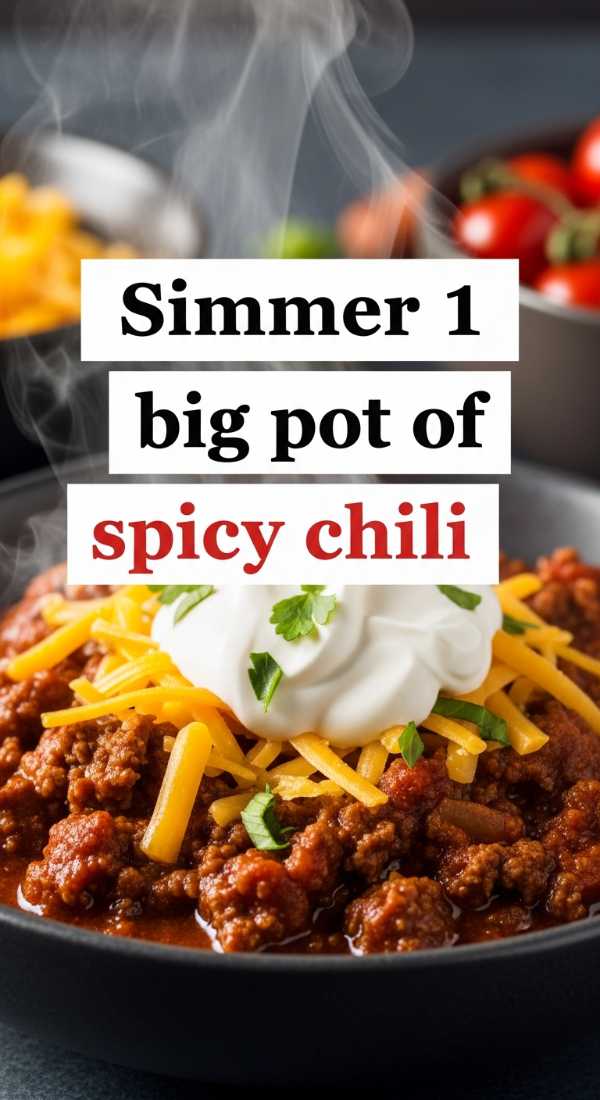 Simmer 1 Big Pot Of Spicy Chili 69eb7e1db3d1b