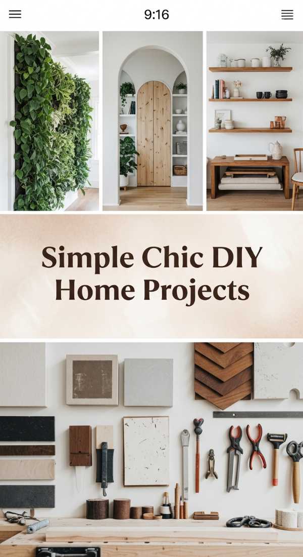 Simple Chic Diy Home Projects 69e6497dc5065
