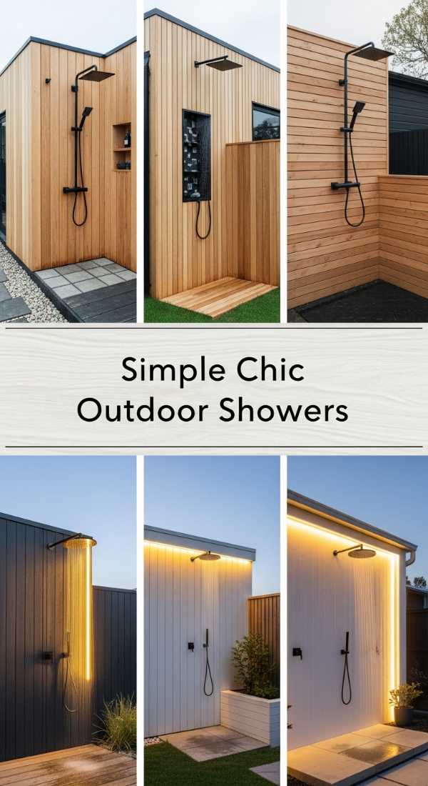 Simple Chic Outdoor Showers 69df43e10d1a9