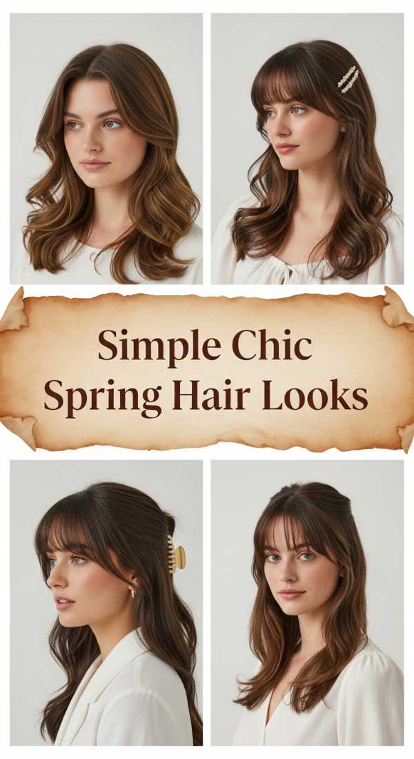 Simple Chic Spring Hair Looks