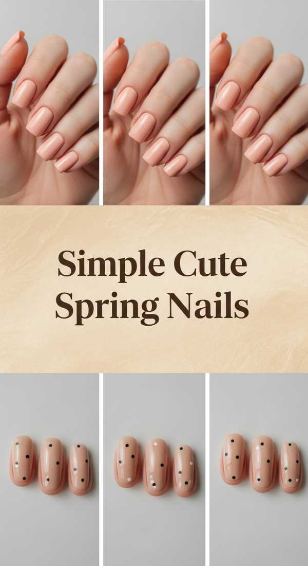 Simple Cute Spring Nails 69f0ca5bd8180
