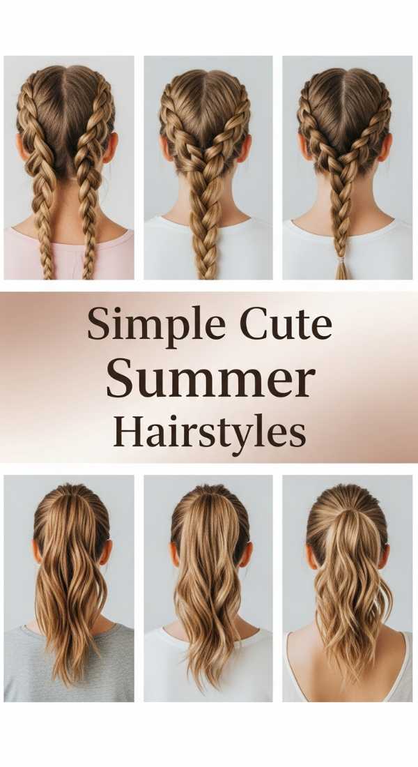 Simple Cute Summer Hairstyles 69ee51bd603e8