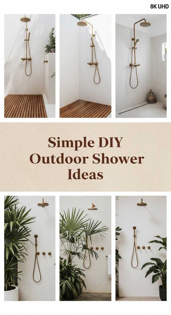 Simple Diy Outdoor Shower Ideas 69efa27246de1