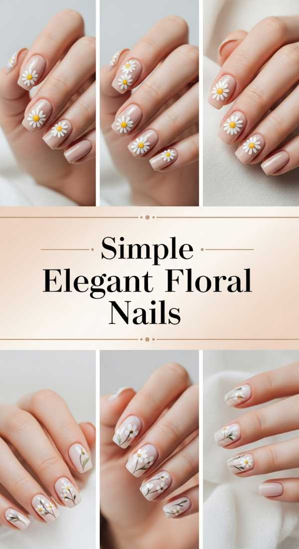 Simple Elegant Floral Nails 69e4e4ab5c226