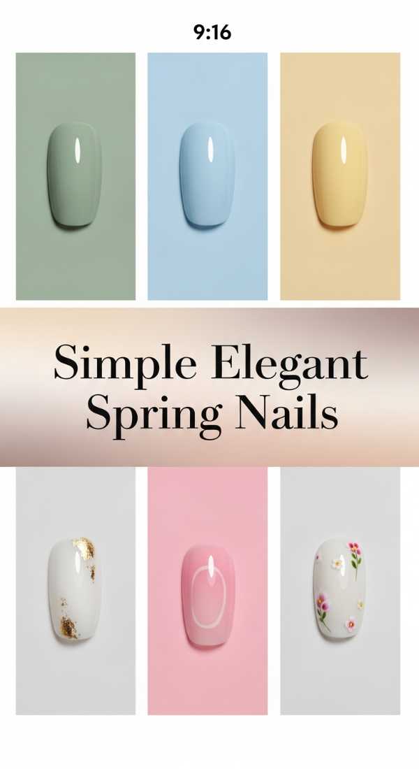 Simple Elegant Spring Nails 69e72cc94450a