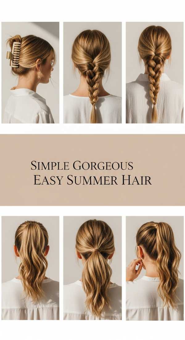 Simple Gorgeous Easy Summer Hair 69e9d40b1a6ff
