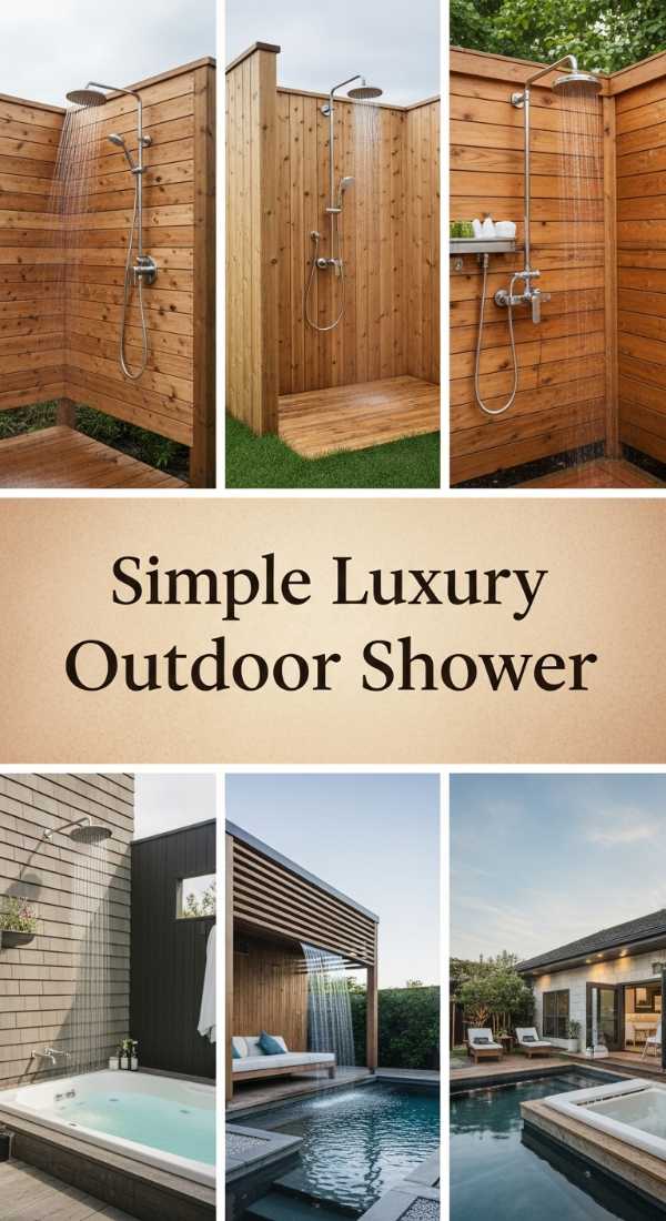 Simple Luxury Outdoor Shower 69e7779eae943