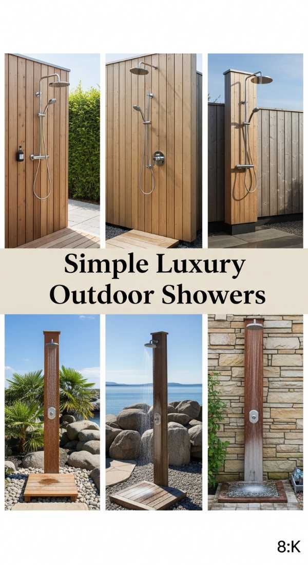 Simple Luxury Outdoor Showers 69ea60c9f129c