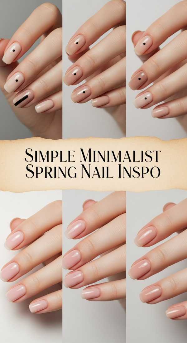 Simple Minimalist Spring Nail Inspo 69f32b9964d67