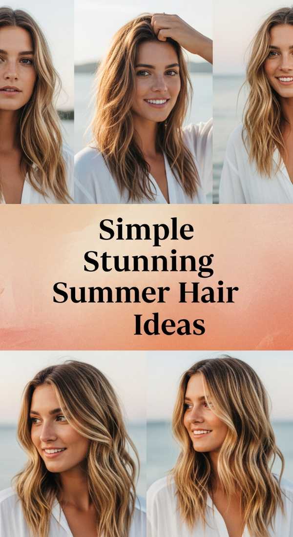 Simple Stunning Summer Hair Ideas 69ee51c1105dc