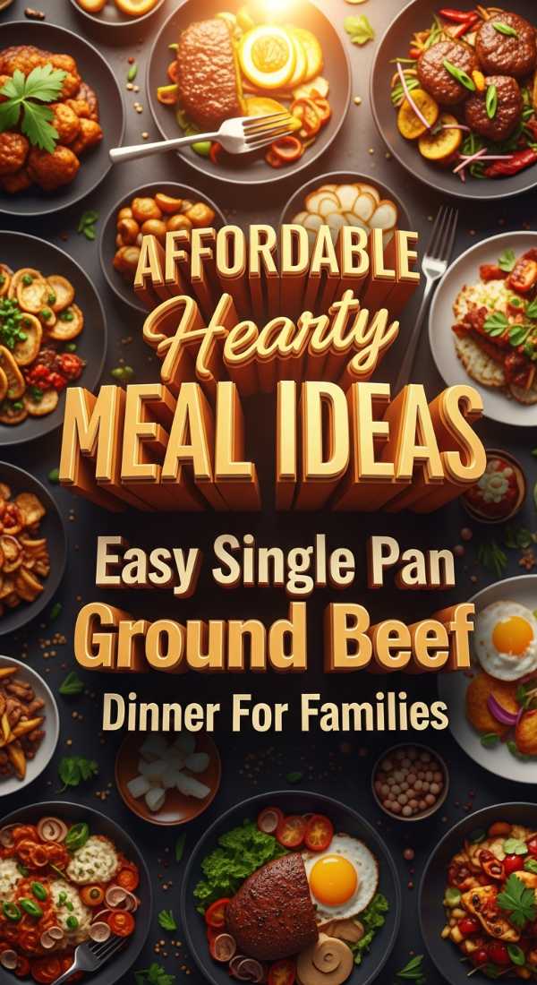 Single Pan Ground Beef Dinner