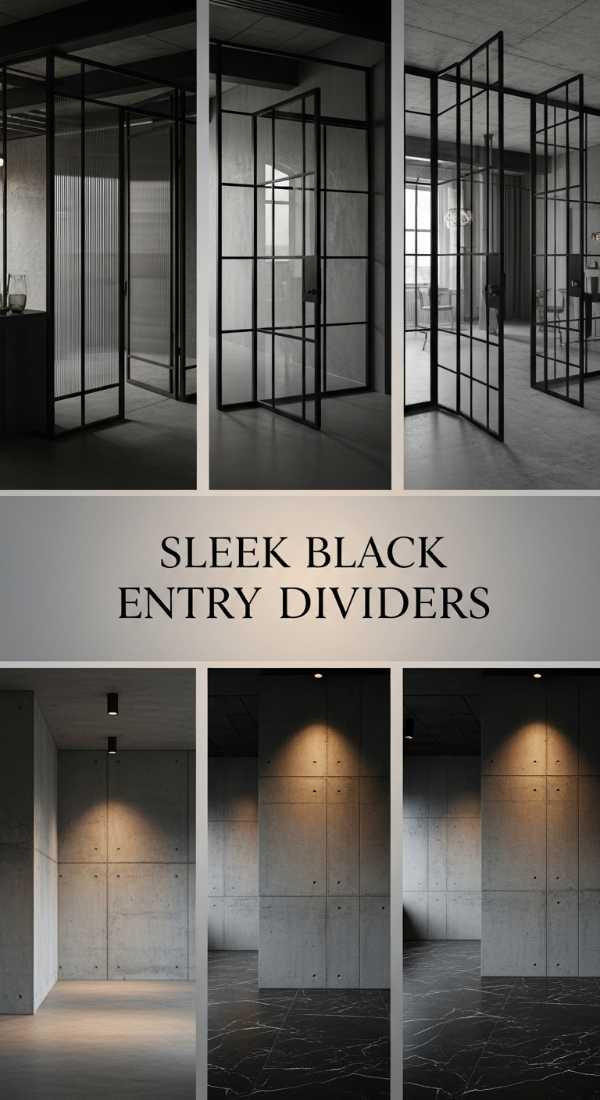 Sleek Black Entry Dividers 69f3a698860a0