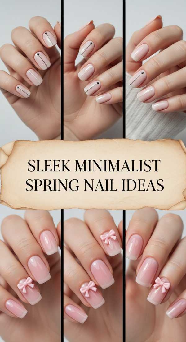 Sleek Minimalist Spring Nail Ideas 69df3ac175aa5