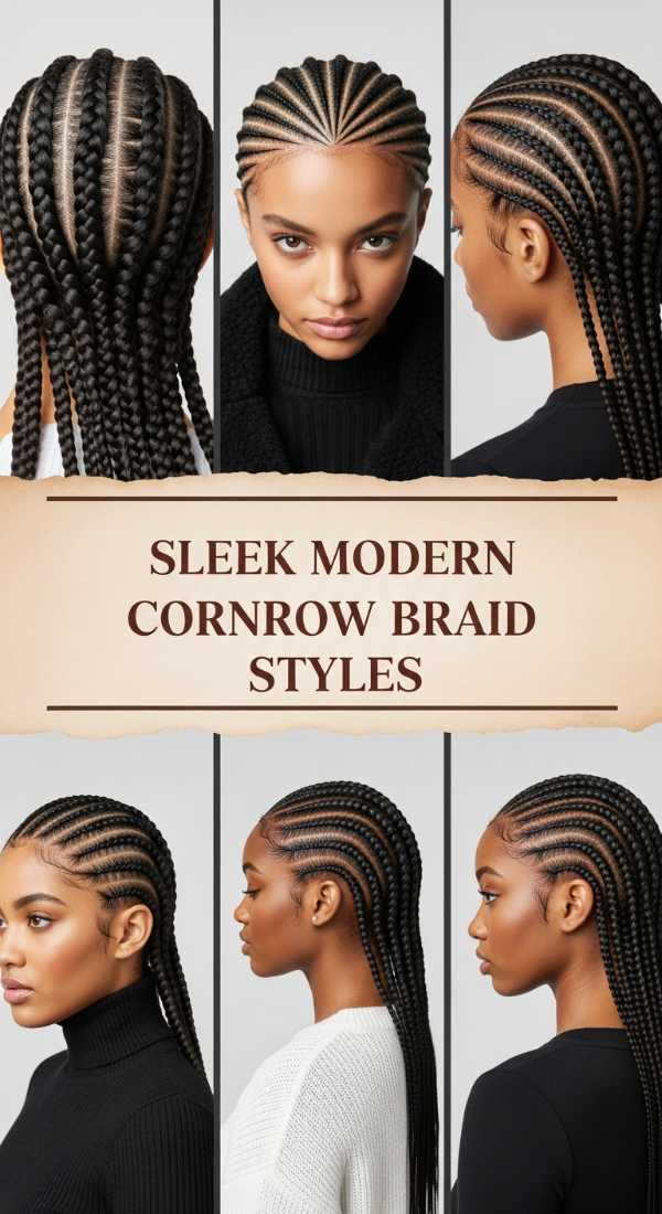 Sleek Modern Cornrow Braid Styles 69e33a11653c4