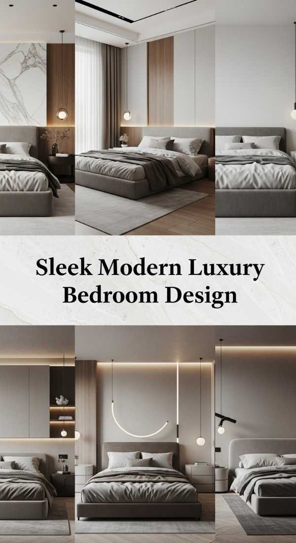 Sleek Modern Luxury Bedroom Design 69ea60a07a9c6