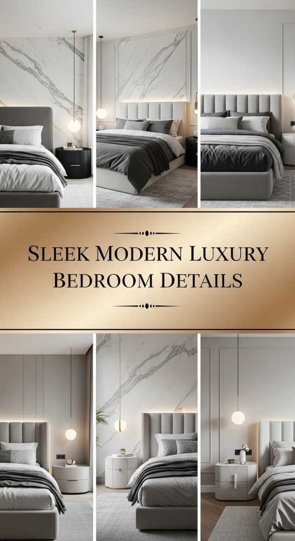 Sleek Modern Luxury Bedroom Details 69efa25da38f2