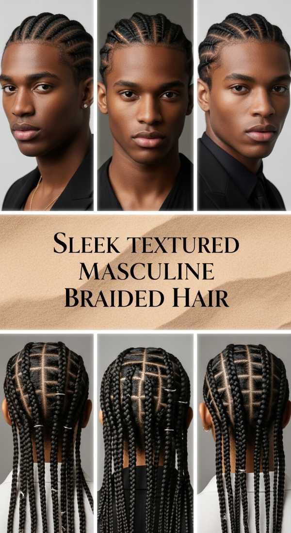 Sleek Textured Masculine Braided Hair 69f33cb02c71f